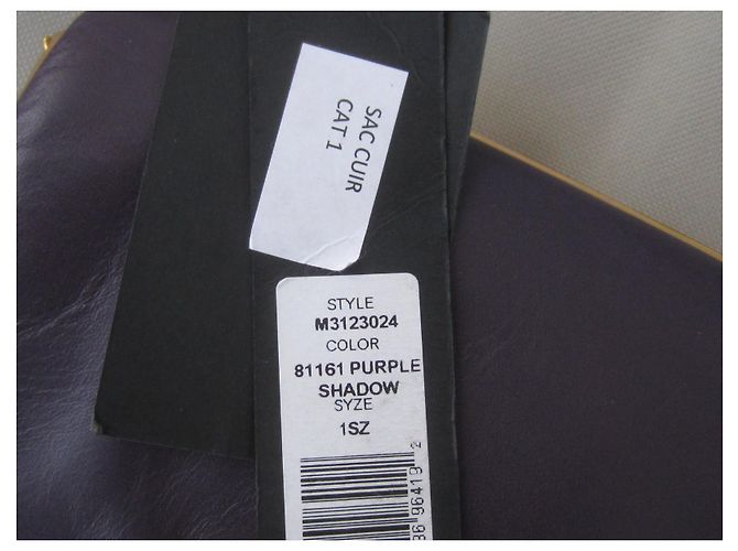 Borsa a tracolla Marc by Marc Jacobs in pelle viola Porpora - vista 15