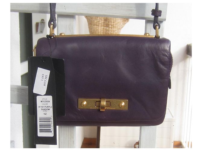 Borsa a tracolla Marc by Marc Jacobs in pelle viola Porpora - vista 3