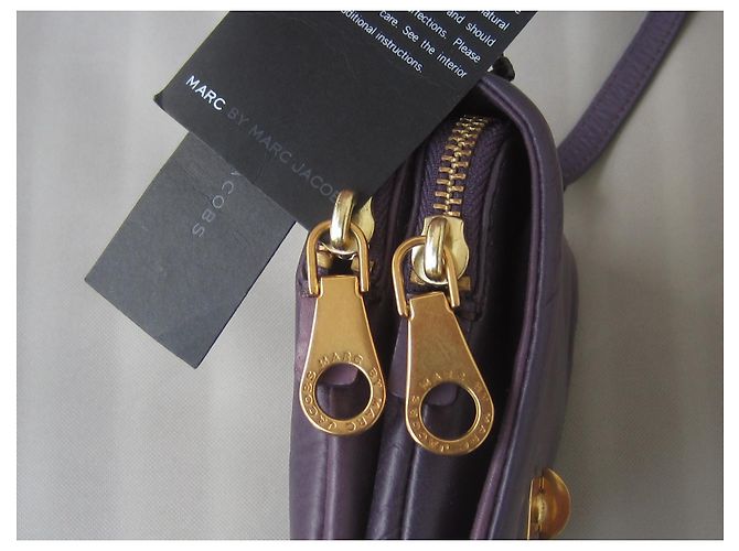 Borsa a tracolla Marc by Marc Jacobs in pelle viola Porpora - vista 6