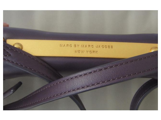 Borsa a tracolla Marc by Marc Jacobs in pelle viola Porpora - vista 7