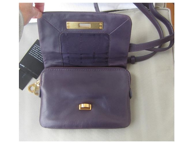 Borsa a tracolla Marc by Marc Jacobs in pelle viola Porpora - vista 9
