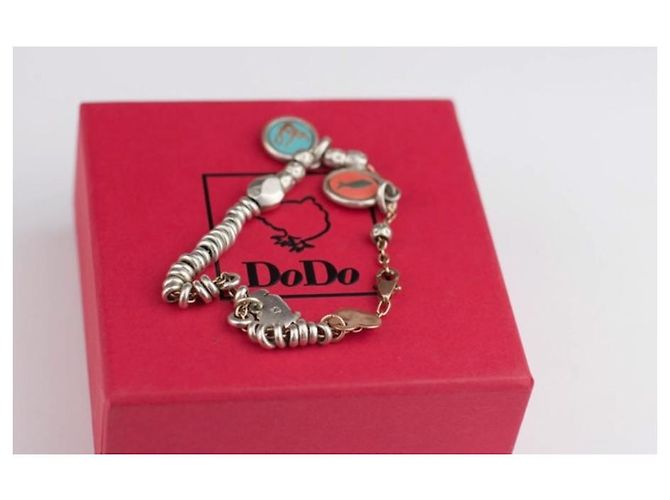 Dodo Pomellato Eccezionale braccialetto Dodo 9k Oro rosa e ciondoli Argento Turchese - vista 4