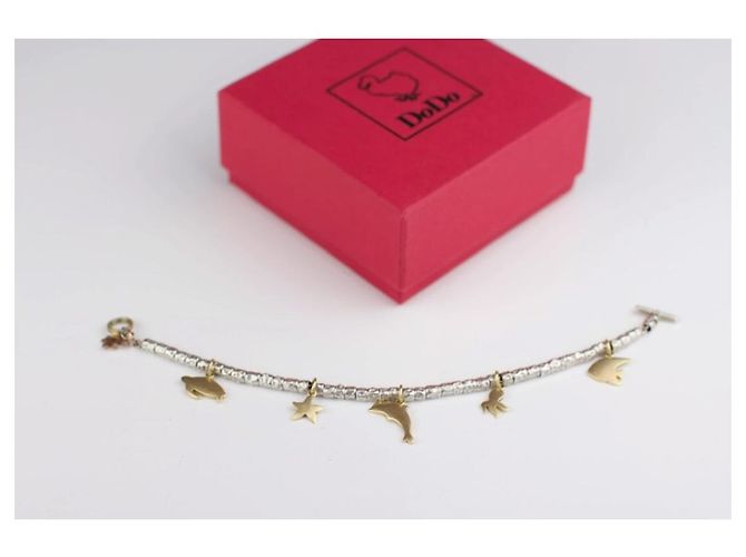 Dodo Pomellato Sonno eccezionale 6 ciondoli d'oro 18K! Argento - vista 2