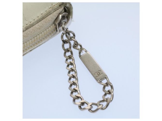 Cartera larga CHANEL Cambon Line Cuero Blanco CC Auth ep1750 - vista 14