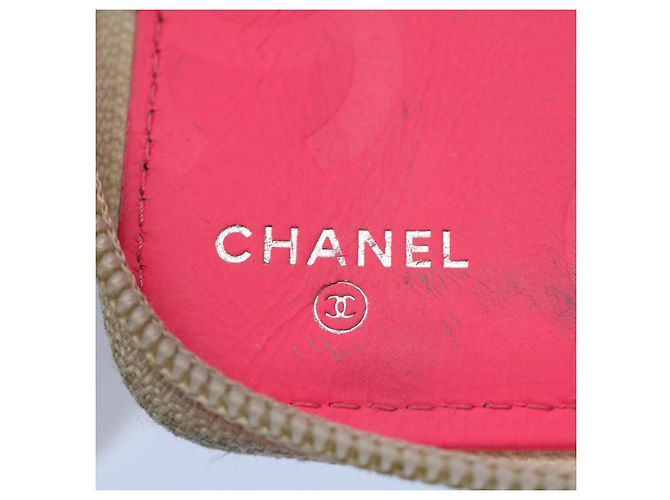 Cartera larga CHANEL Cambon Line Cuero Blanco CC Auth ep1750 - vista 9