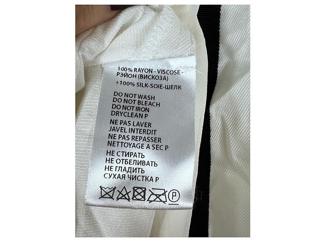 Vestido de seda blanco Ann Demeulemeester - vista 5