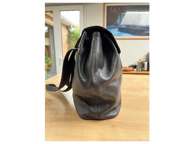 Borsa a mano Lancel in pelle nera Nero - vista 6