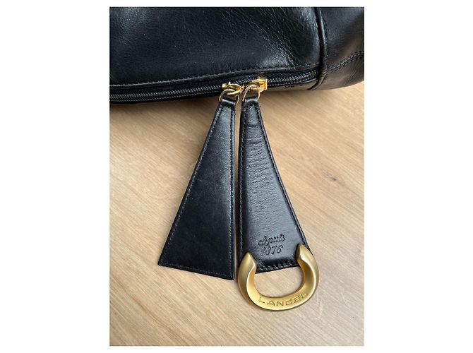 Borsa a mano Lancel in pelle nera Nero - vista 4