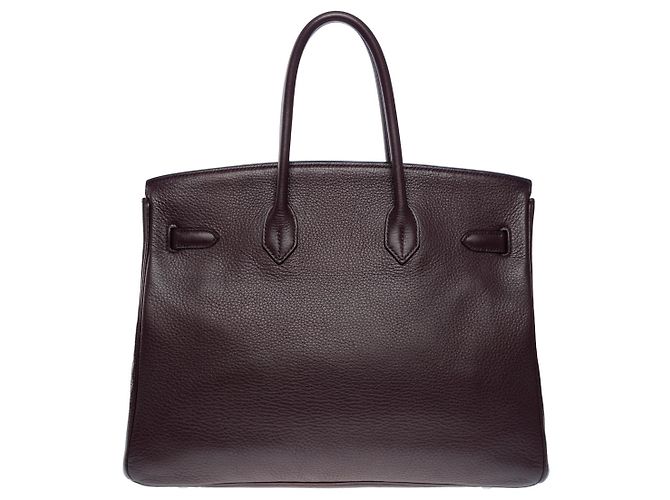 Hermès Borsa Hermes Birkin 35 in Pelle Viola - 101465 Porpora - vista 2