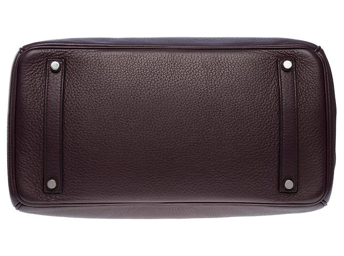Hermès Borsa Hermes Birkin 35 in Pelle Viola - 101465 Porpora - vista 8