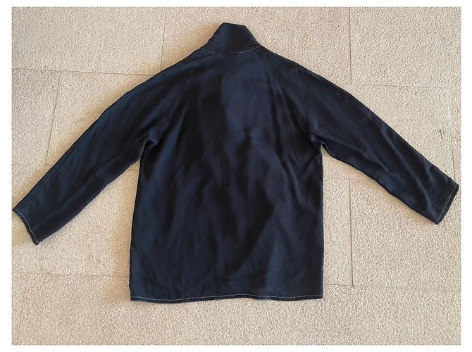 giacca nera Barbara Bui attacca gioiello T in lino-viscosa. S/M Nero - vista 9
