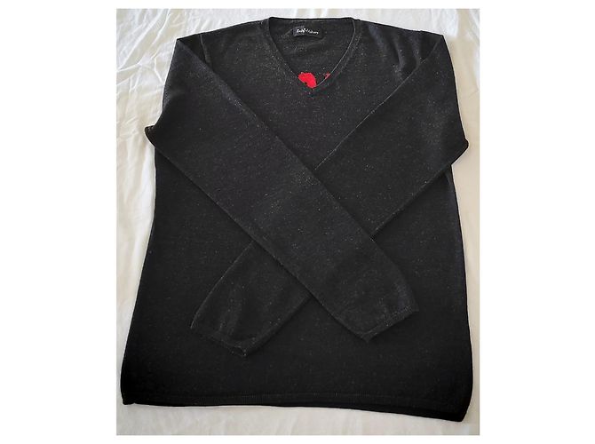 Zadig & Voltaire Gardigan Edition Péage V-Ausschnitt Wollpullover schwarz - Ansicht 3
