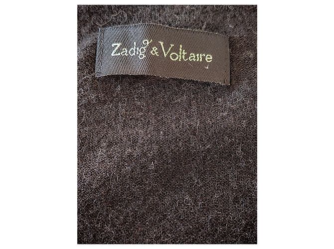 Zadig & Voltaire Gardigan Edition Péage V-Ausschnitt Wollpullover schwarz - Ansicht 4