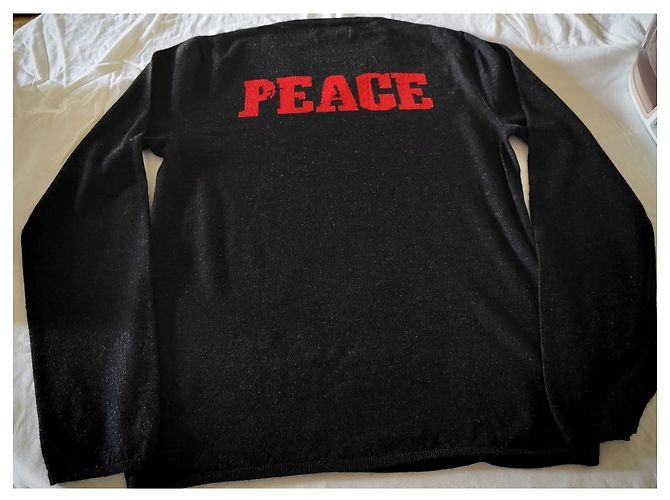 Zadig & Voltaire Gardigan Edition Péage V-Ausschnitt Wollpullover schwarz - Ansicht 8