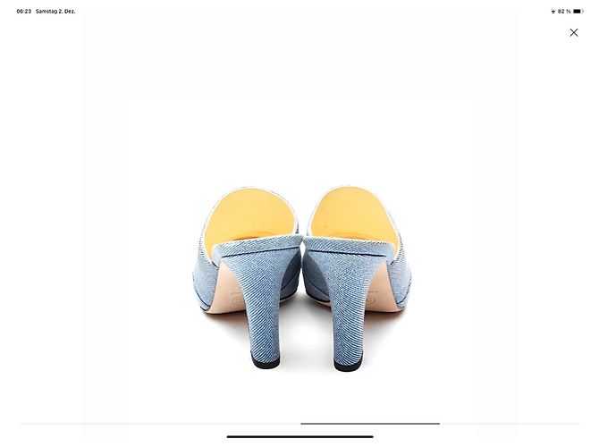 Chanel Mulas Azul claro - vista 3