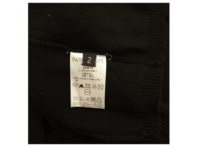 Patrizia Pepe Maglia di cotone nera con. Mini abito senza maniche con catene 2 Nero - vista 5