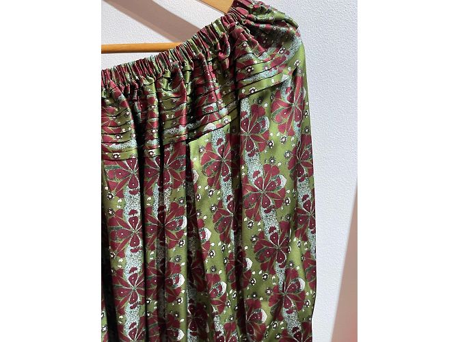 Autre Marque MIMI LIBERTE Tops T.FR 36 Seda Verde - vista 3