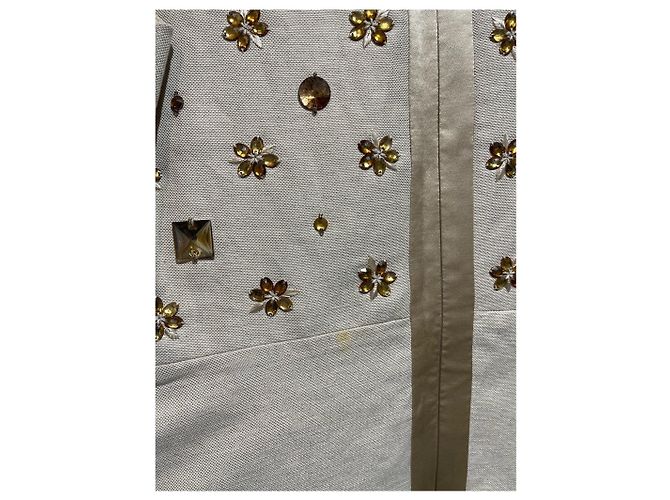 Chloé CHLOE Kleider T.FR 38 Leinen Beige - Ansicht 4