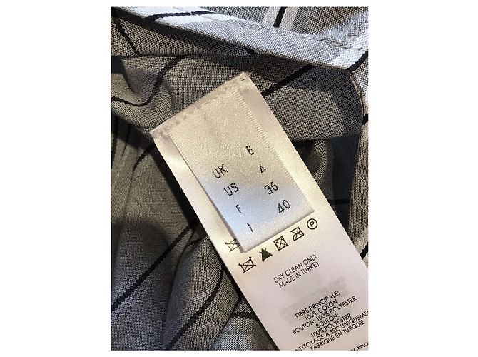 VICTORIA BECKHAM Tops T.FR 36 Algodón Gris - vista 5
