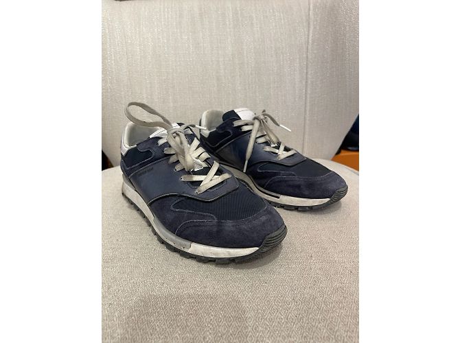 Sneakers BERLUTI T.EU 39.5 Pelle Blu - vista 2
