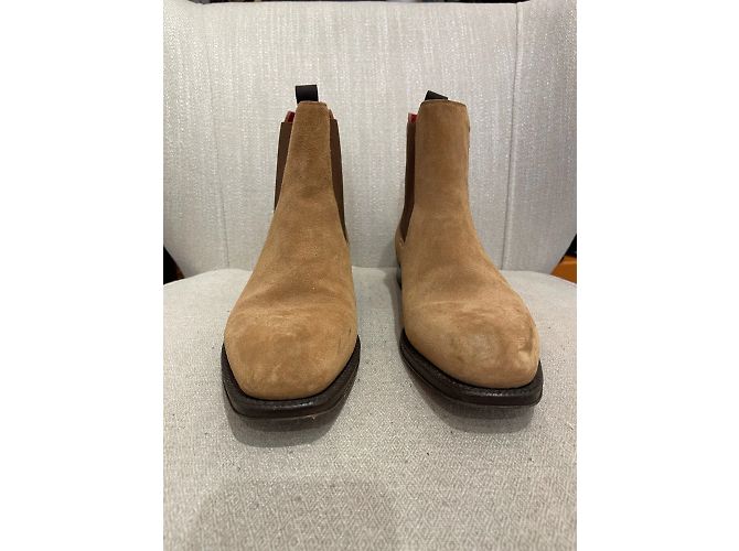 Stivali ALEXANDER MCQUEEN T.EU 40 Camoscio Cammello - vista 3