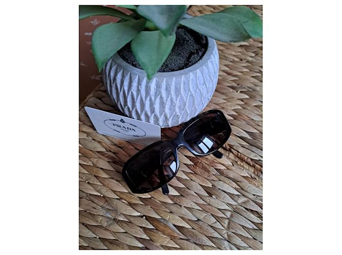 Gafas de sol Prada negras de plástico Negro - vista 5
