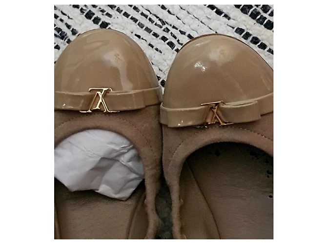 bailarina louis vuitton Beige Camello - vista 5