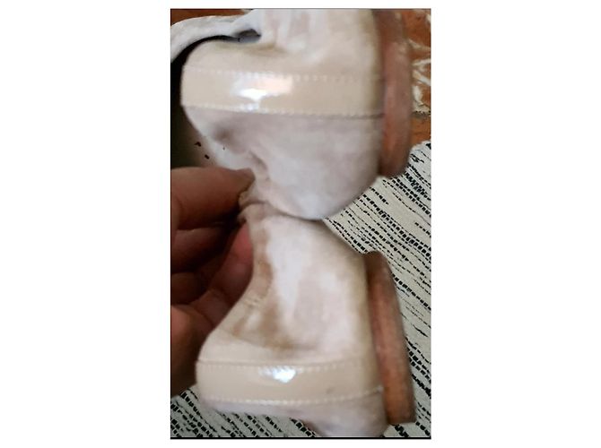 bailarina louis vuitton Beige Camello - vista 6