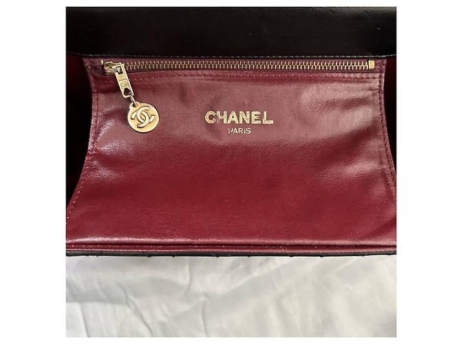 Timeless Borsa Chanel Classic Flap Trapuntata Nera in Pelle Nero - vista 6