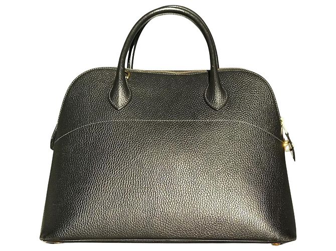 Borsa Hermès Bolide Nera in Pelle Nero - vista 2
