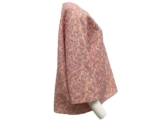 Rochas rosa brillante floreale 3/4 manica superiore - vista 2