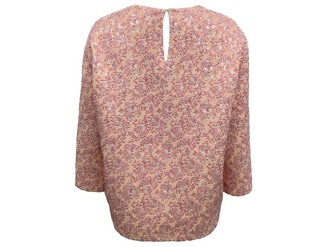 Rochas rosa brillante floreale 3/4 manica superiore - vista 3