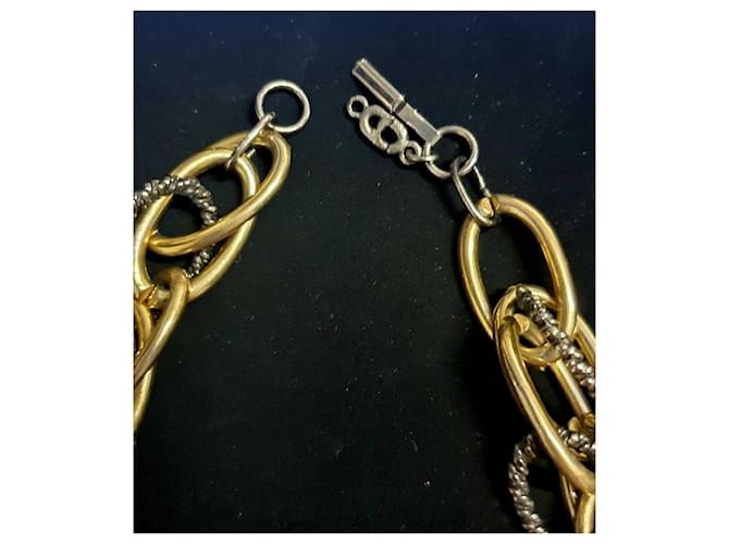 Collana Dior Placcata Oro D'oro Metallico - vista 5