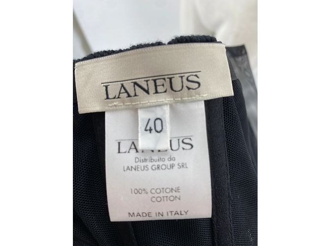 Autre Marque Laneus vestidos T.FR 40 Algodón Negro - vista 5