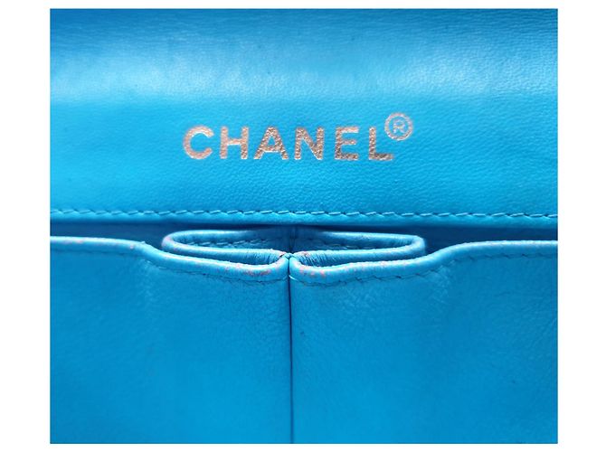 Chanel Borsa con barretta di cioccolato East West Blu navy - vista 12
