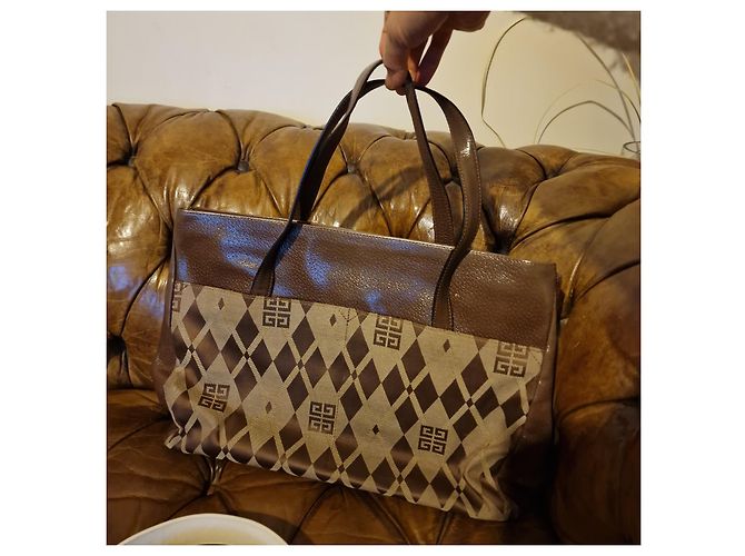Givenchy Handtasche Beige Baumwolle - Ansicht 10