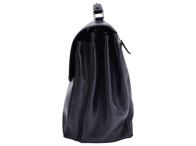 Borsa Prada Vitello Grande in Pelle Nera - vista 3