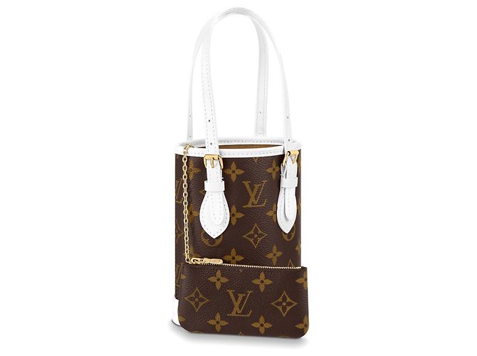 Borsa a secchiello Louis Vuitton Collezione Tennis Marrone - vista 3