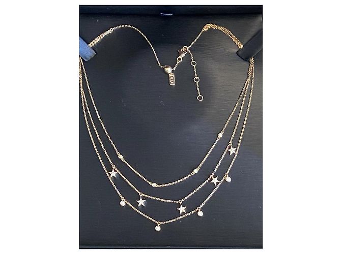 Djula Choker catene con stella triplo diamante D'oro - vista 10
