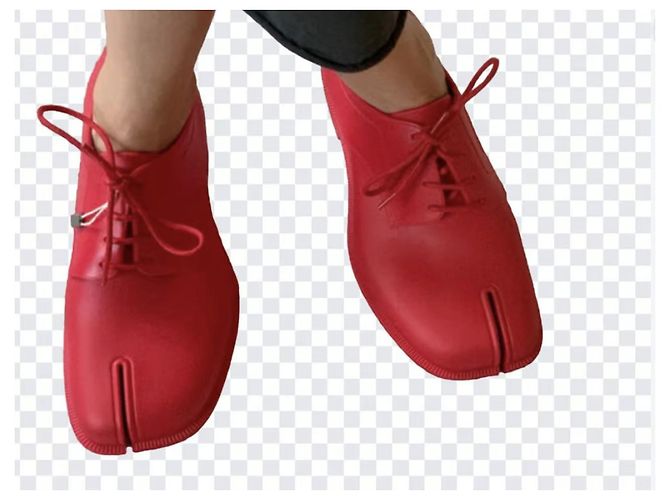 Maison Martin Margiela Scarpe Tabi Rosse Rosso - vista 2