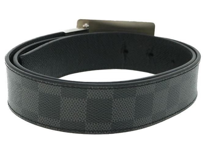 LOUIS VUITTON Damier Graphite Ceinture Inventeur Tour Gürtel M9632V LV Auth.th4026 - Ansicht 3
