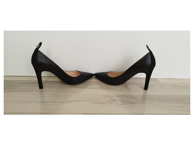 Fendi Black Leather Heels - view 7