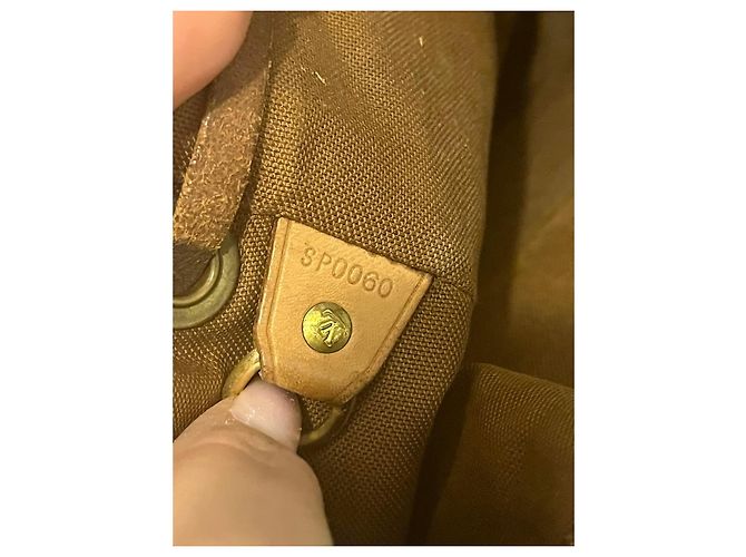 Montsouris Louis Vuitton Rucksack Braun Stoff - Ansicht 3