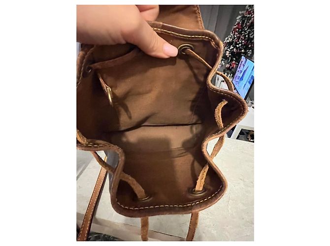Montsouris Louis Vuitton Rucksack Braun Stoff - Ansicht 4