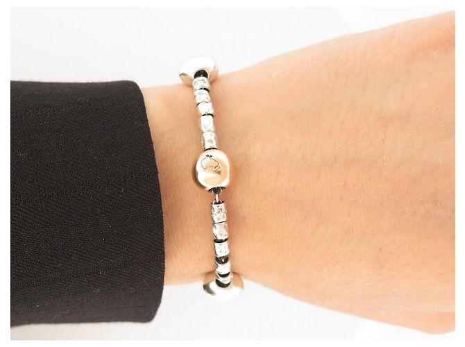 Dodo Pomellato BRACCIALE POMELLATO DODO IN ARGENTO E PERLINE D'ORO17 PERLE D'ARGENTO STERLING - vista 12