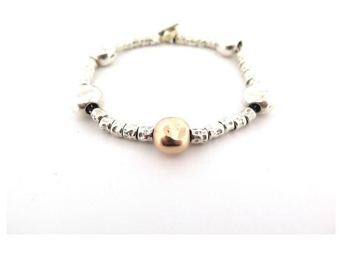 Dodo Pomellato BRACCIALE POMELLATO DODO IN ARGENTO E PERLINE D'ORO17 PERLE D'ARGENTO STERLING - vista 2