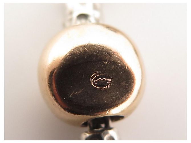Dodo Pomellato BRACCIALE POMELLATO DODO IN ARGENTO E PERLINE D'ORO17 PERLE D'ARGENTO STERLING - vista 3