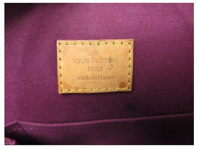 BORSA A MANO LOUIS VUITTON ALMA GM IN PELLE MONOGRAM VERNICE FUCSIA Fuschia - vista 5
