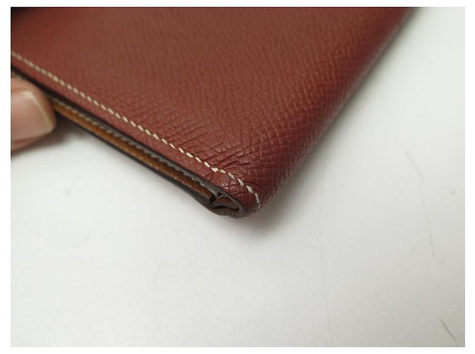 Hermès CARTERA MC HERMES2 TARJETERO COPERNIC DE PIEL EPSOM MARRÓN Castaño - vista 3
