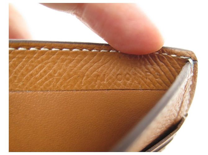 Hermès CARTERA MC HERMES2 TARJETERO COPERNIC DE PIEL EPSOM MARRÓN Castaño - vista 7